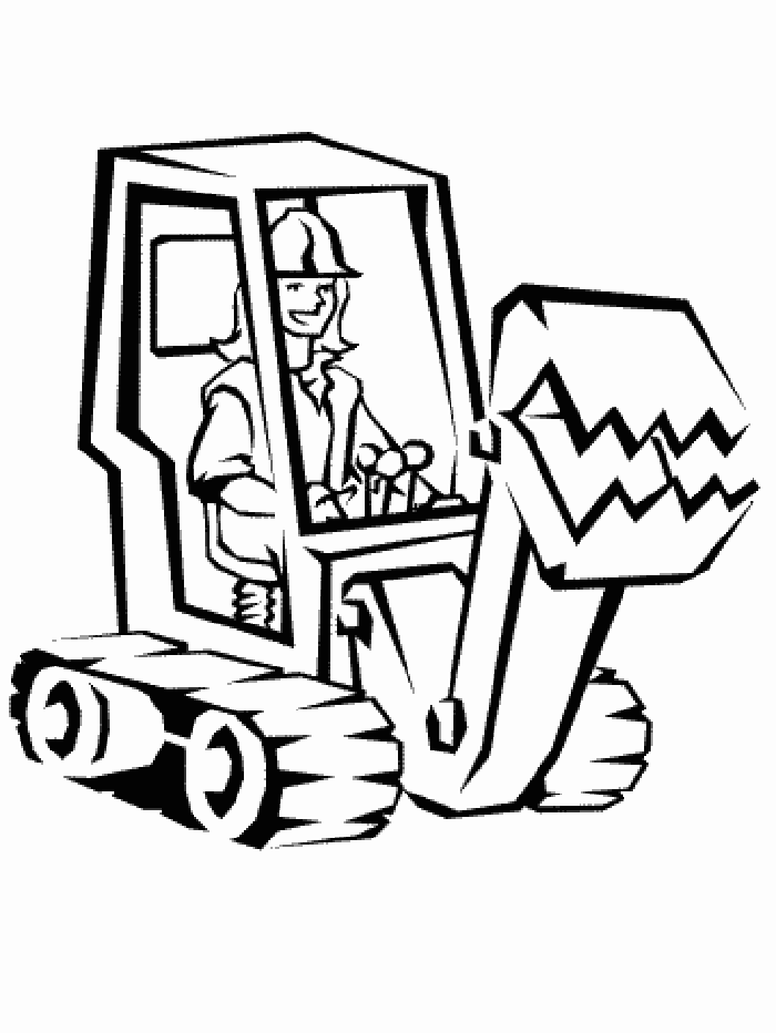 construction truck coloring pages for kids Coloring4free