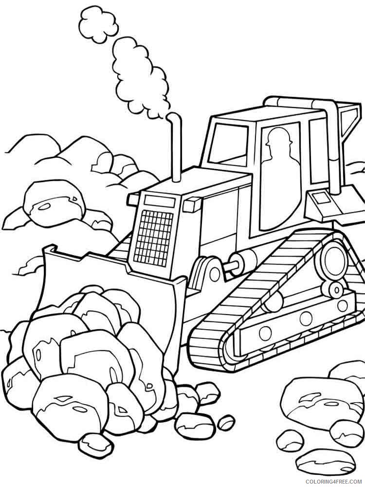 construction trucks coloring pages Coloring4free