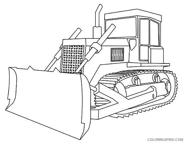 construction trucks coloring pages to print Coloring4free