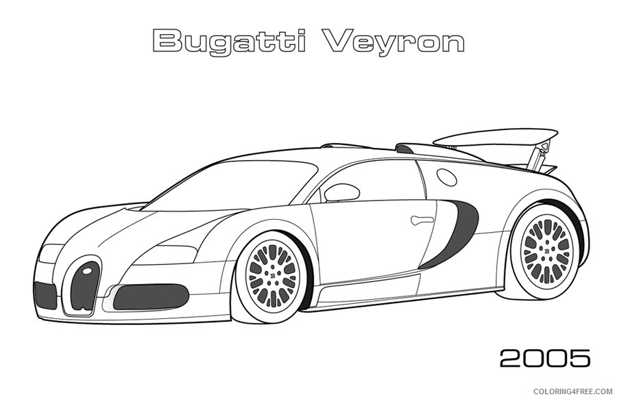 cool car coloring pages bugatti veyron Coloring4free