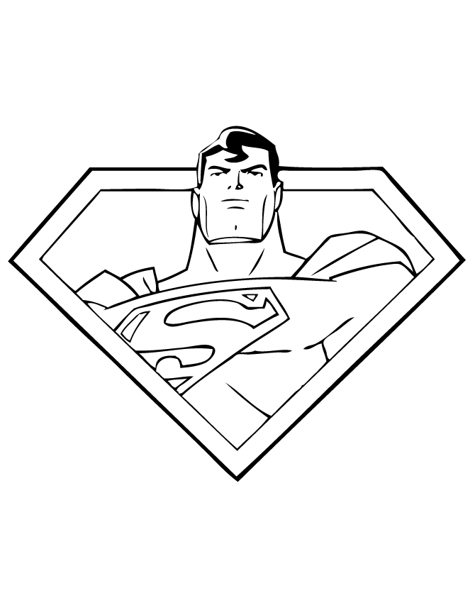 cool superman coloring pages for boys Coloring4free