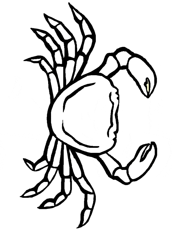 crab coloring pages to print Coloring4free