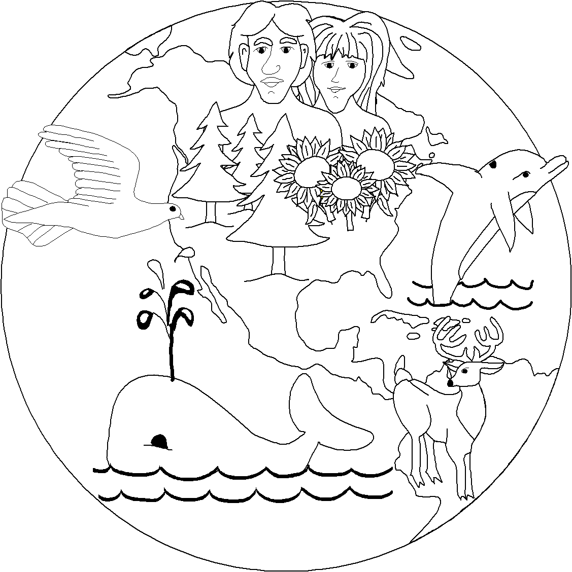 creation coloring pages for sunday school Coloring4free