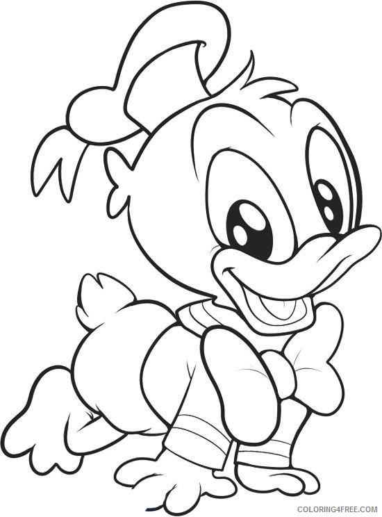 cute baby donald duck coloring pages Coloring4free