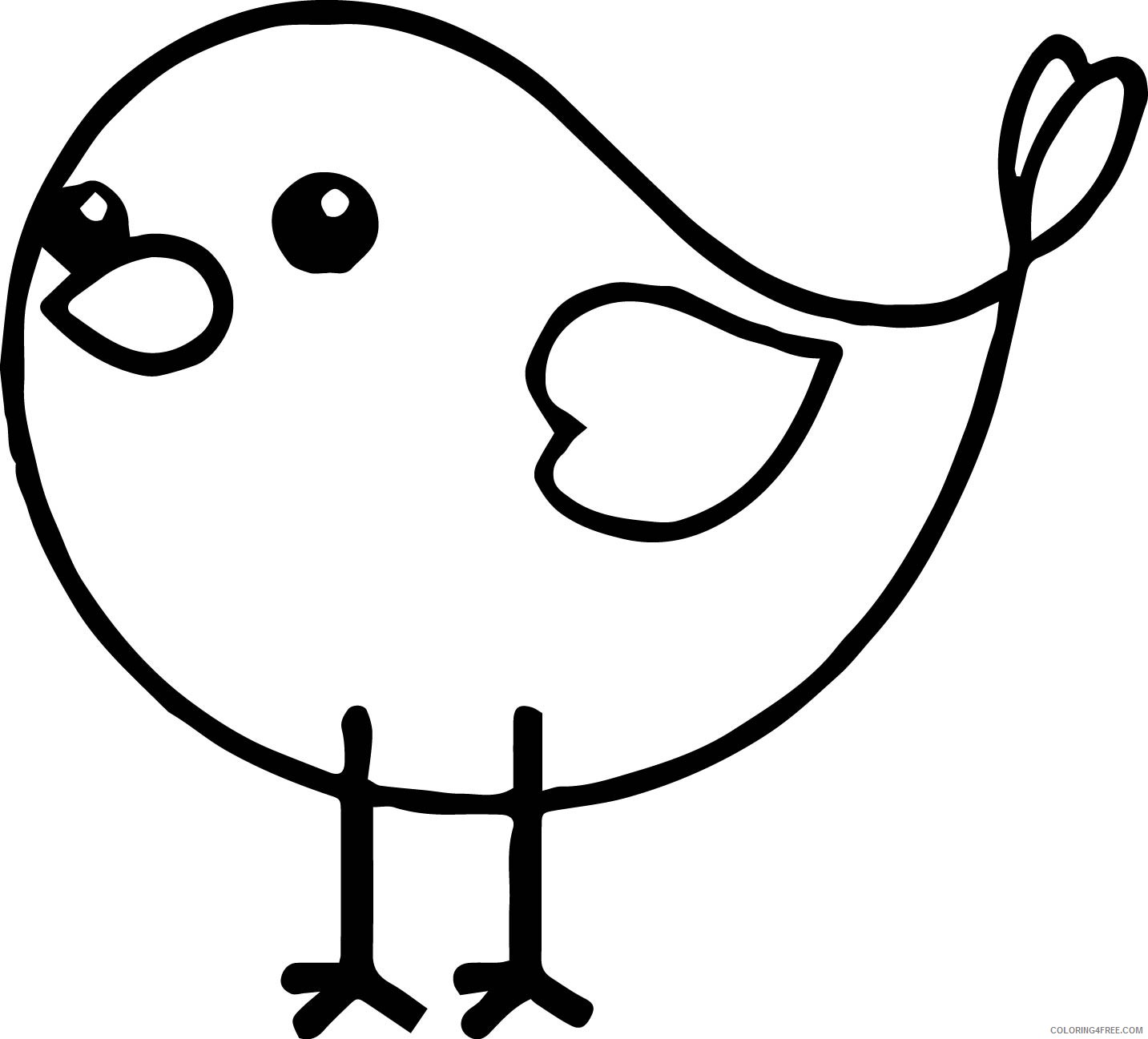 cute bird coloring pages Coloring4free