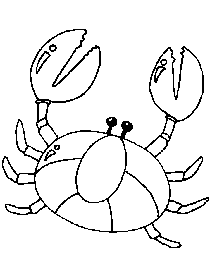 cute crab coloring pages Coloring4free