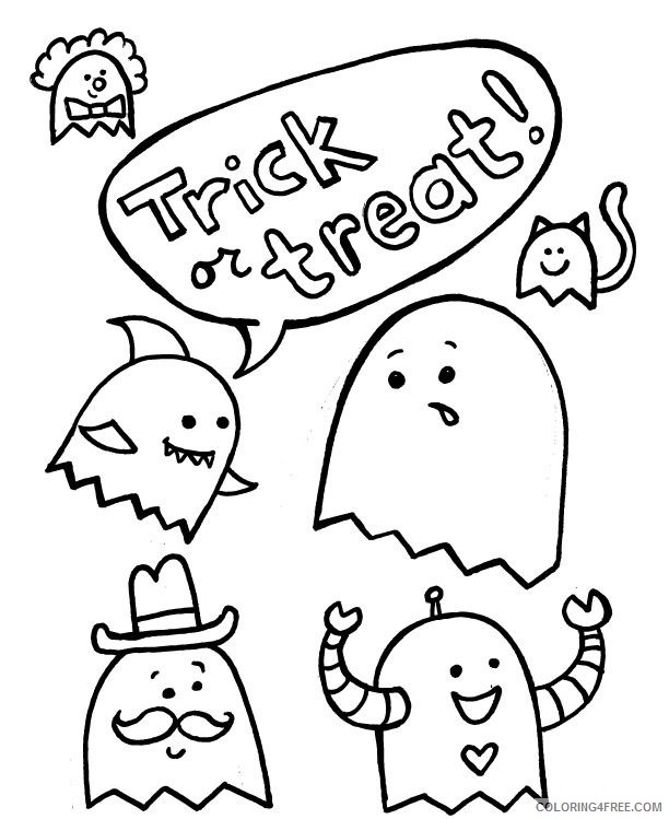 cute happy halloween coloring pages Coloring4free