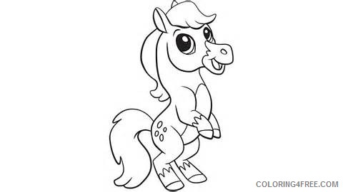 cute horse coloring pages Coloring4free