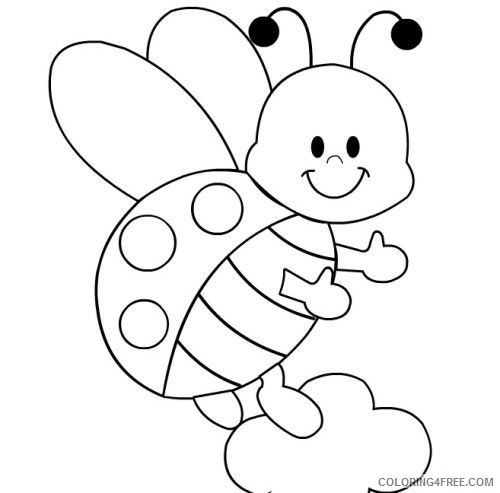 cute ladybug coloring pages Coloring4free