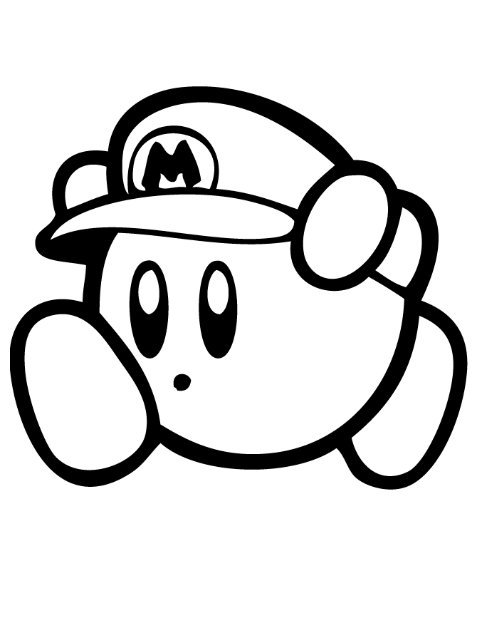 cute mario coloring pages for kids Coloring4free