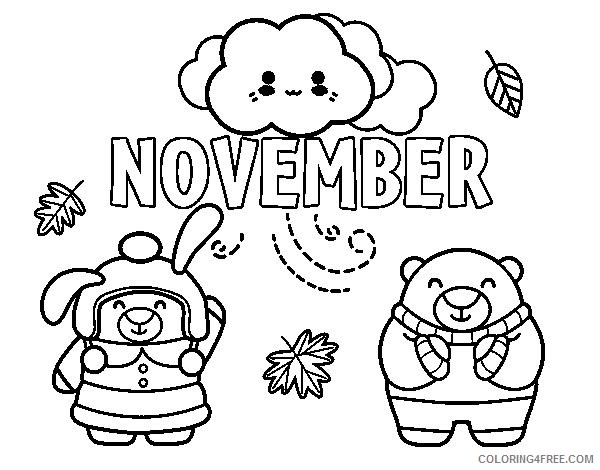 cute november coloring pages Coloring4free