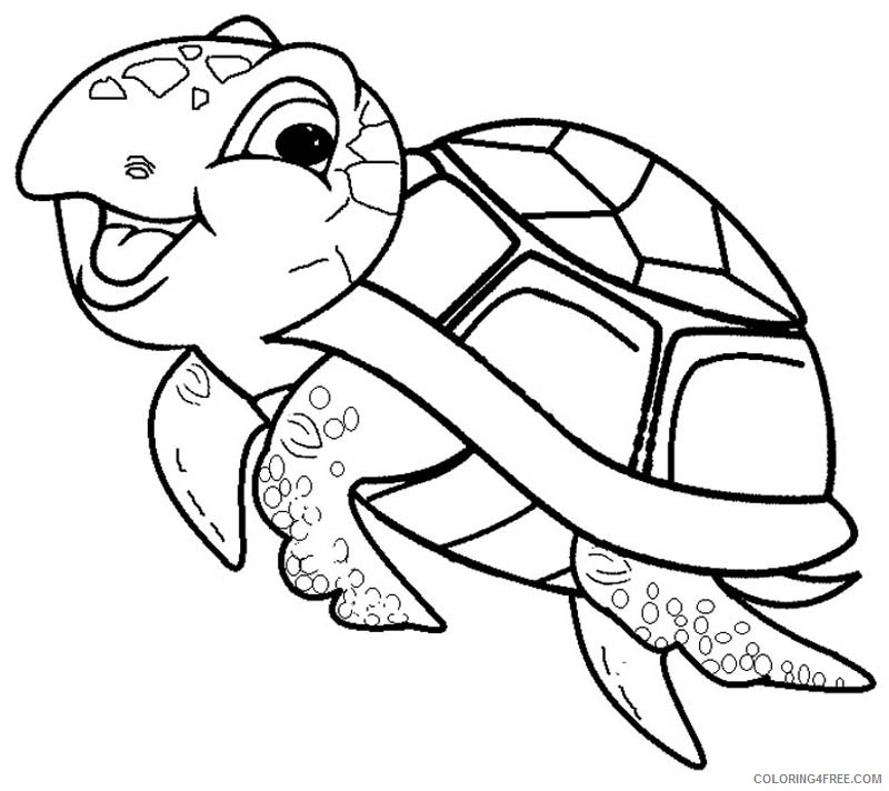 cute sea turtle coloring pages Coloring4free