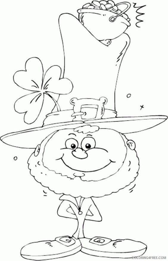 cute st patricks day coloring pages for kids Coloring4free
