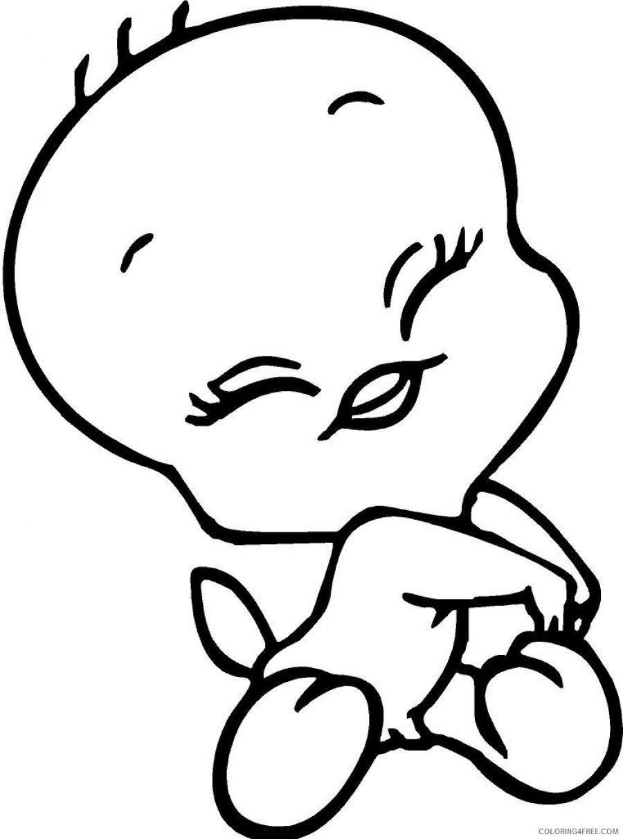 cute tweety bird coloring pages Coloring4free