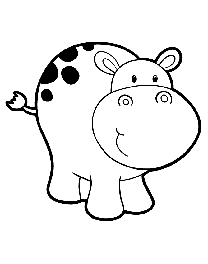 cute zoo animal coloring pages printable Coloring4free