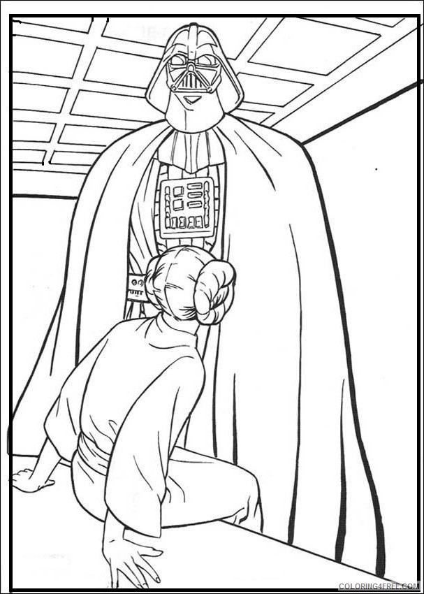 darth vader coloring pages free to print Coloring4free