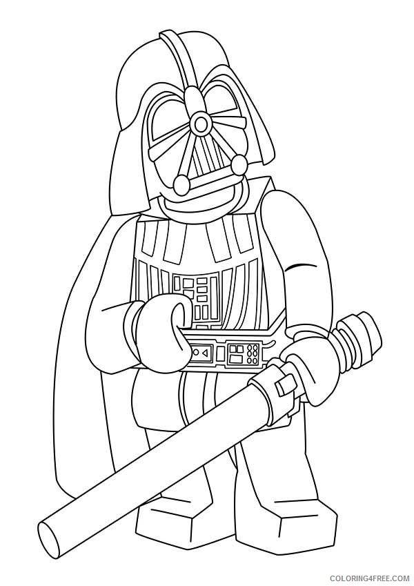 darth vader coloring pages lego Coloring4free