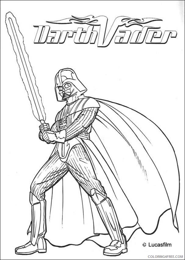 darth vader coloring pages to print Coloring4free