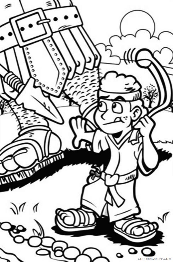 david and goliath coloring pages for kids printable Coloring4free