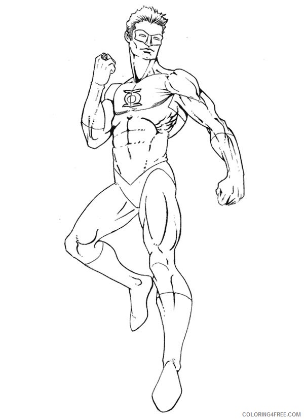dc comics green lantern coloring pages Coloring4free