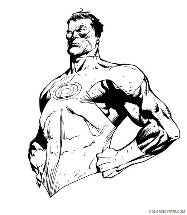dc super heroes green lantern coloring pages Coloring4free