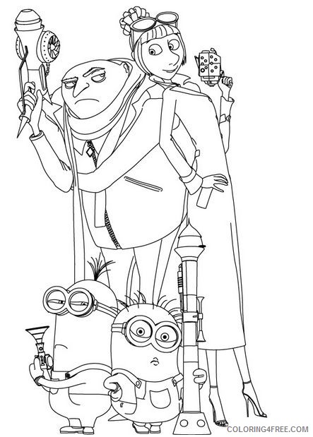 despicable me 2 coloring pages Coloring4free