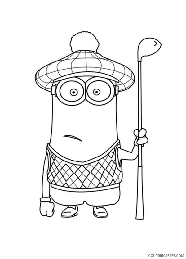 despicable me coloring pages kevin Coloring4free