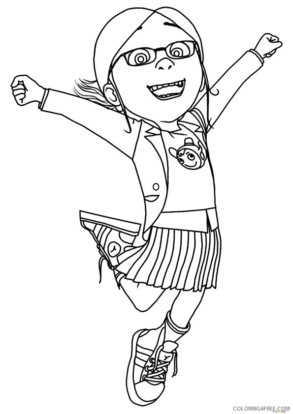 despicable me coloring pages margo Coloring4free