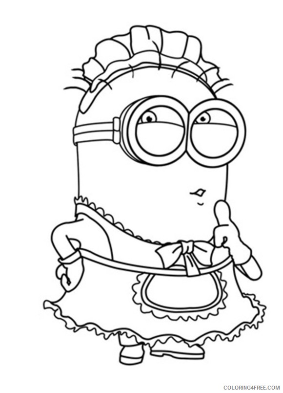 despicable me coloring pages phil Coloring4free