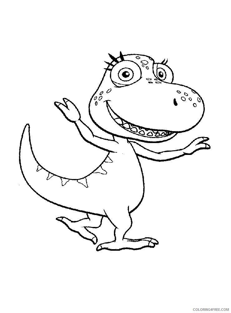 dinosaur train coloring pages annie Coloring4free