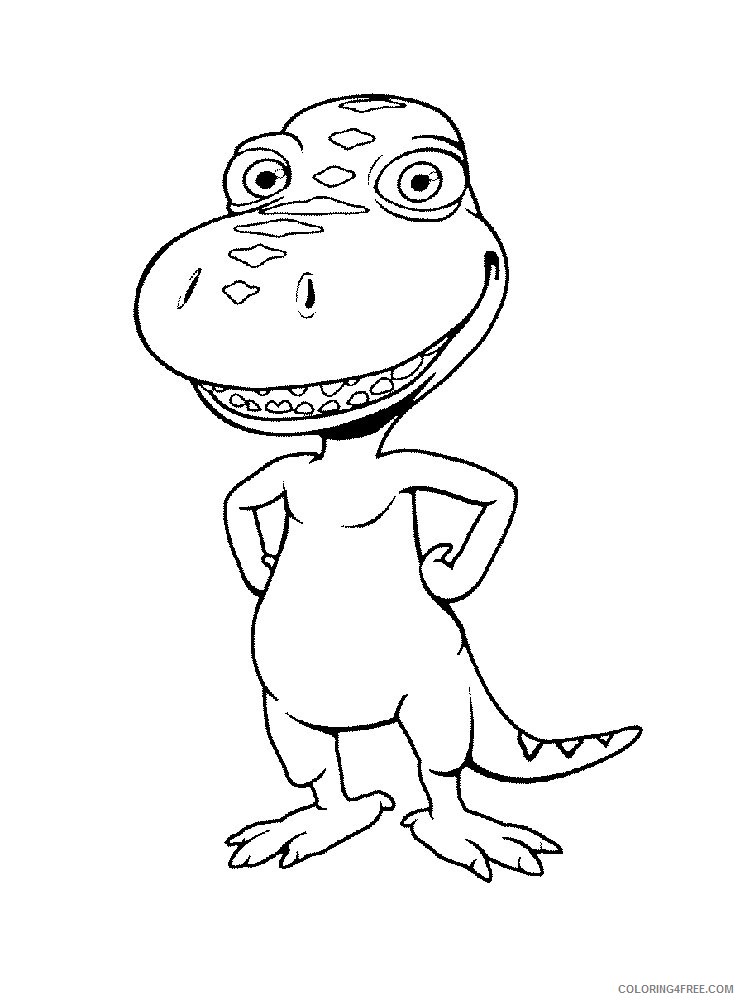 dinosaur train coloring pages buddy Coloring4free