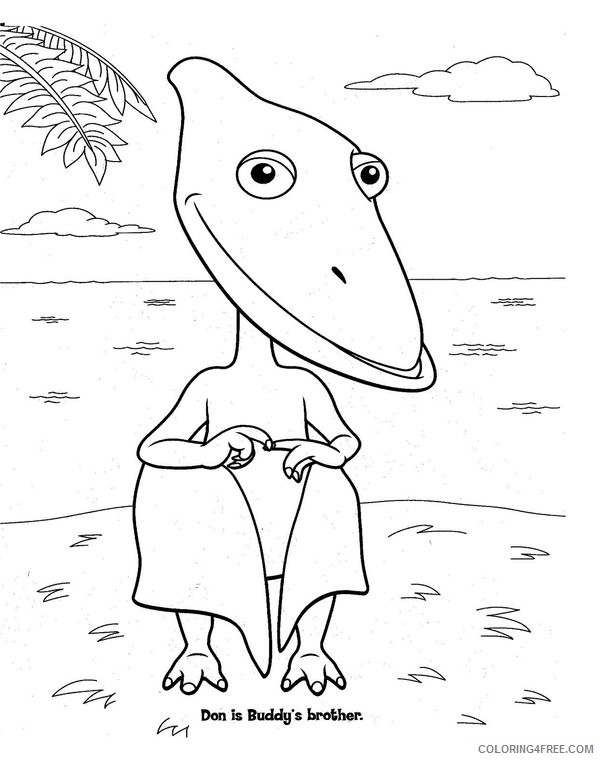 dinosaur train coloring pages don Coloring4free