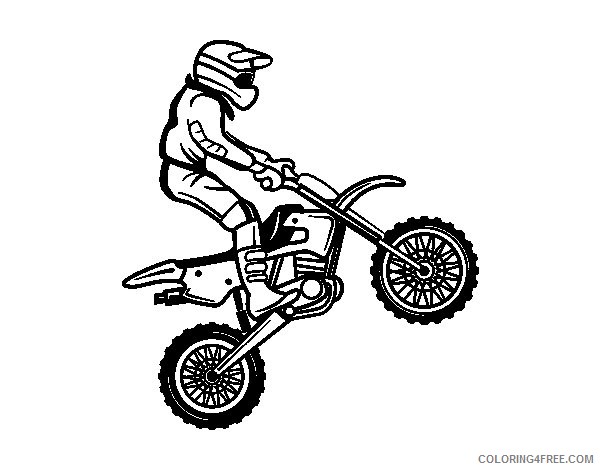 dirt bike coloring pages printable for kids Coloring4free