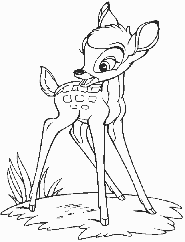 disney bambi coloring pages Coloring4free