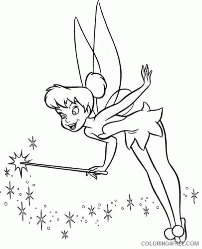 disney characters coloring pages tinkerbell Coloring4free
