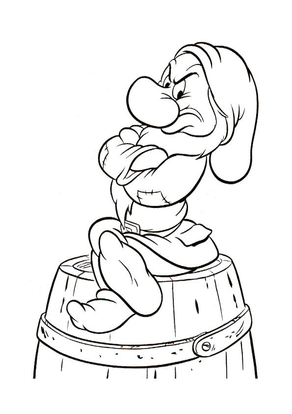 disney coloring pages dwarfs Coloring4free