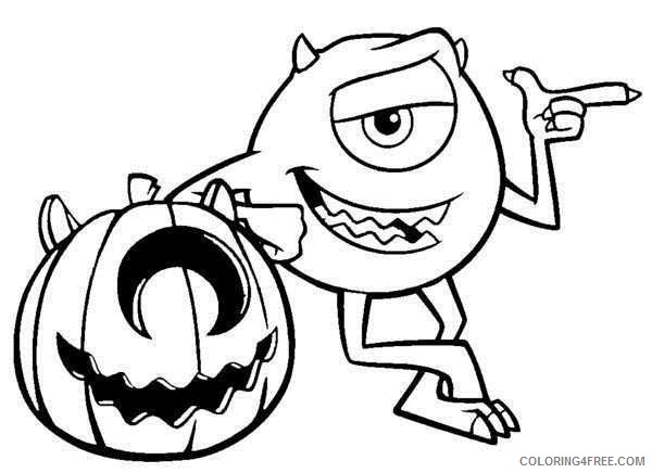 disney coloring pages monster inc Coloring4free
