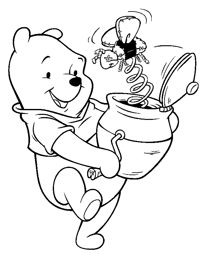 disney coloring pages pooh Coloring4free