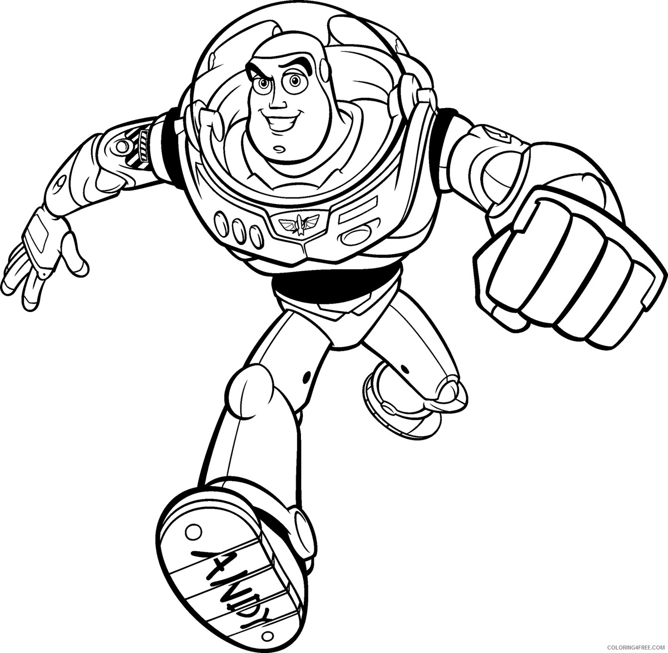 disney coloring pages toy story buzz lightyear Coloring4free