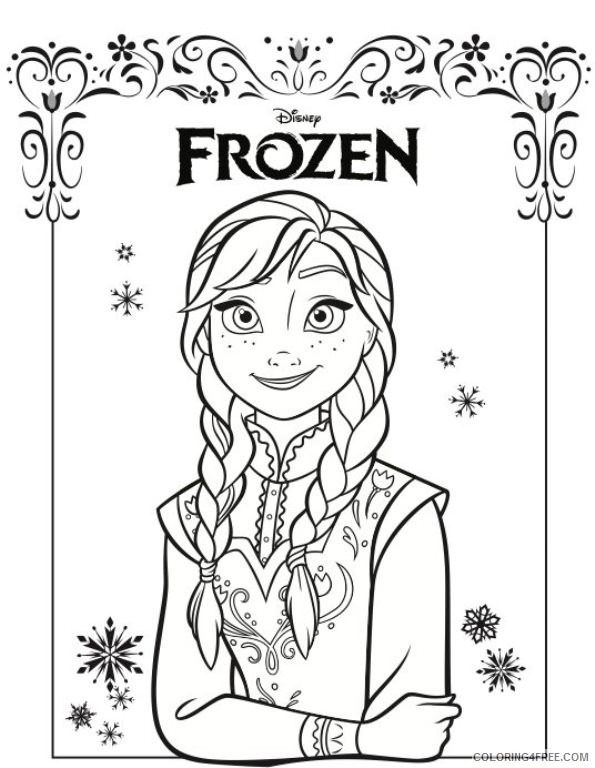 disney frozen anna coloring pages Coloring4free