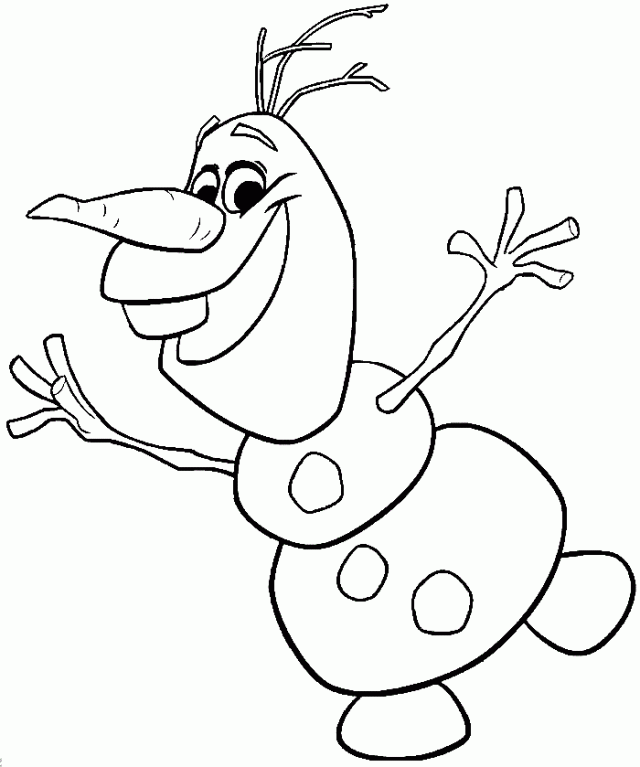 disney frozen olaf coloring pages Coloring4free