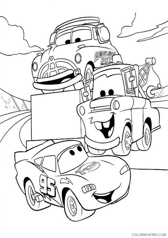 disney junior coloring pages cars Coloring4free
