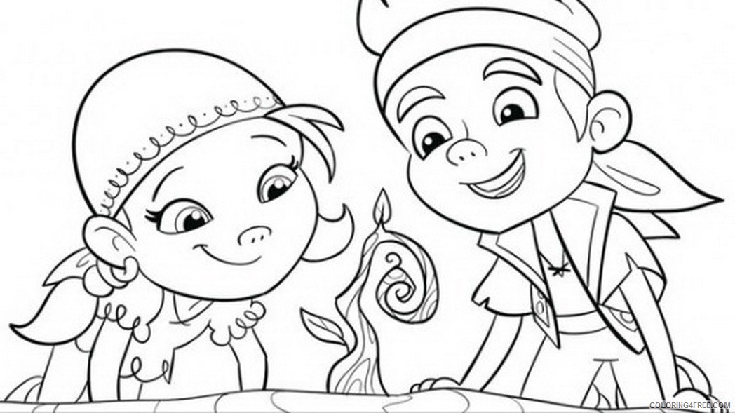 disney junior coloring pages jake and the neverland pirates Coloring4free