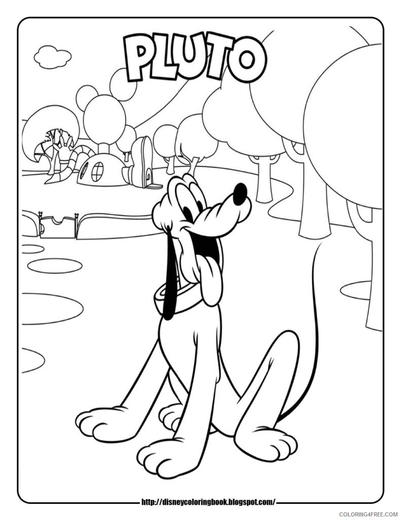 disney junior coloring pages mickey mouse clubhouse Coloring4free
