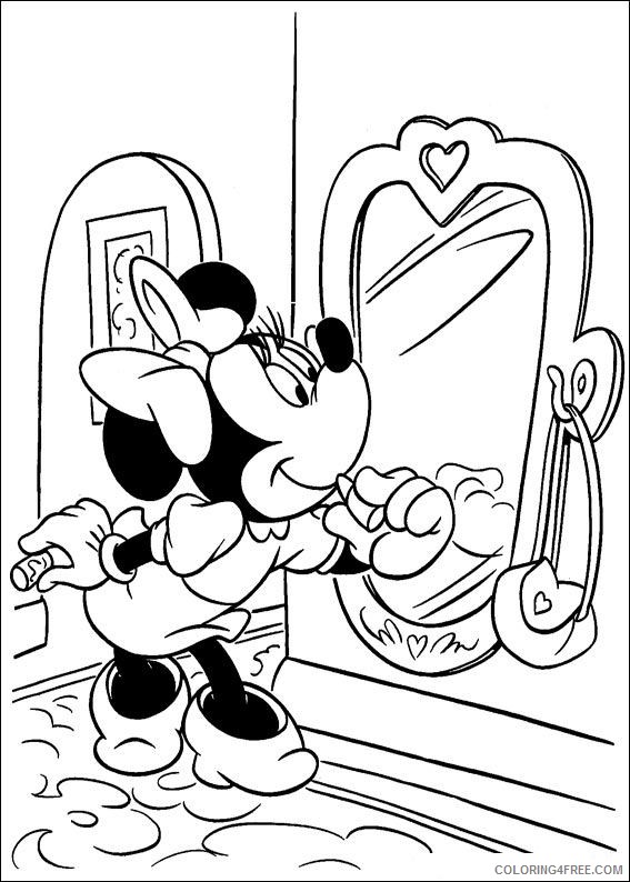 disney minnie mouse coloring pages Coloring4free