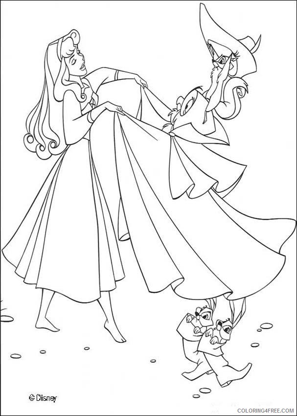 disney princess sleeping beauty coloring pages Coloring4free
