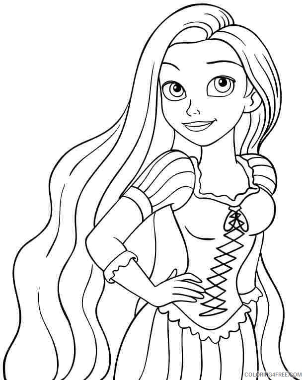 disney princesses coloring pages for kids Coloring4free