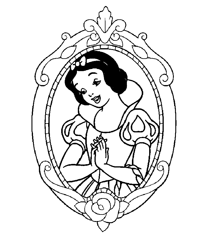 disney princesses snow white coloring pages Coloring4free