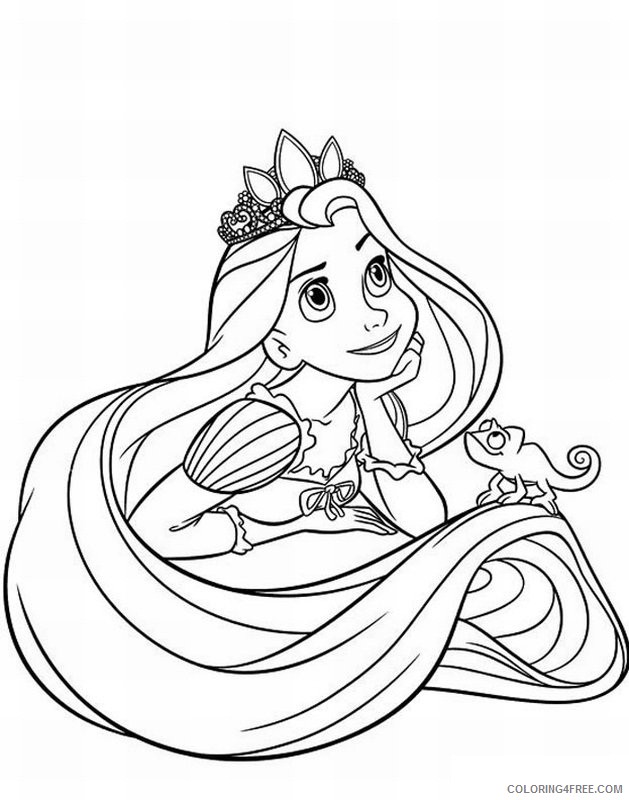 disney tangled princesses coloring pages Coloring4free
