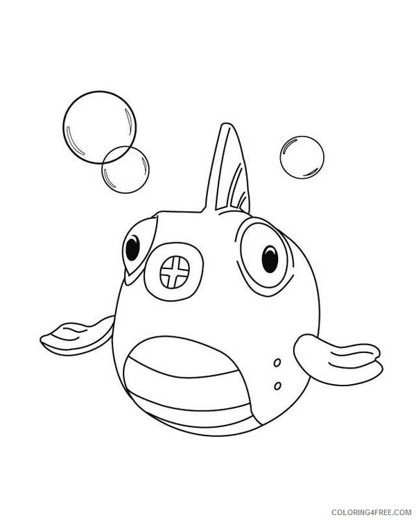 doc mcstuffins coloring pages squeakers the fish Coloring4free